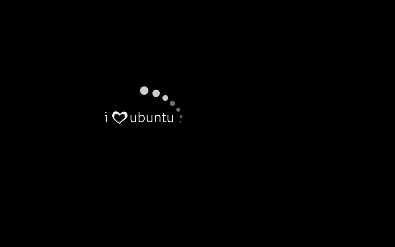 Я люблю убунту обои