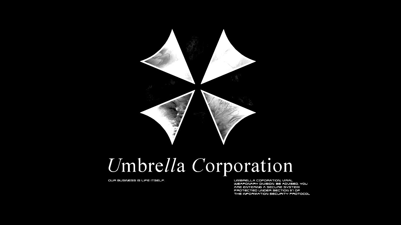 Логотип корпорации Амбрелла (Umbrella corp) обои