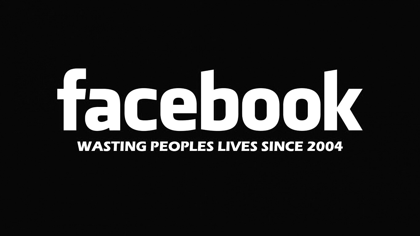 Facebook - жизнь на свалку обои