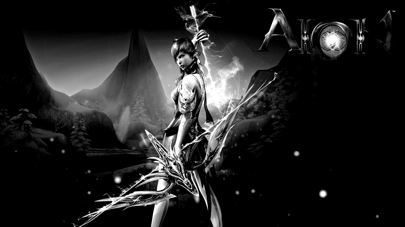 Эльфийка из Aion обои