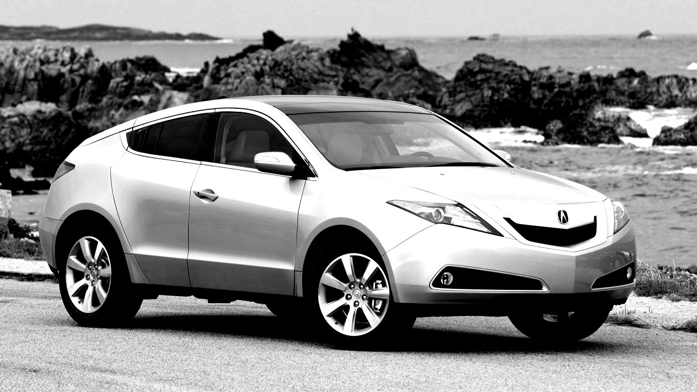 Acura на побережье обои