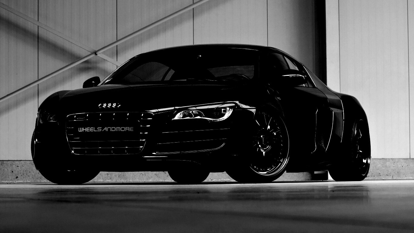 Audi черного цвета обои