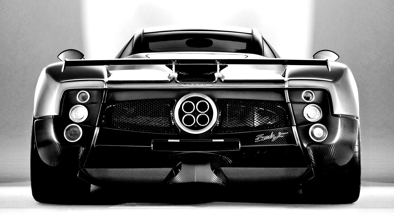 Pagani Zonda сзади обои