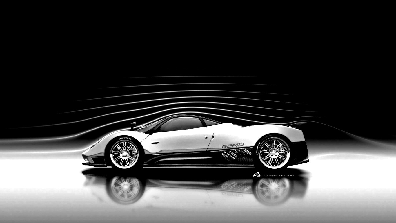 Аэродинамика Pagani Zonda обои