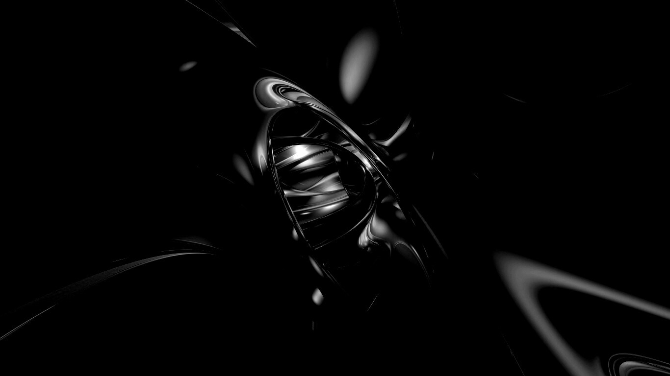 Темная переливчатая абстракция обои