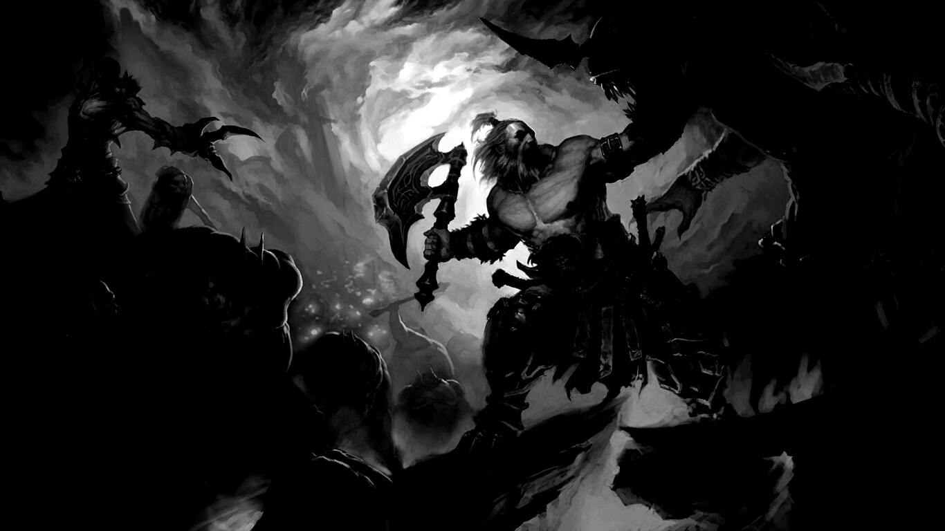 Варвар из Diablo 3 обои
