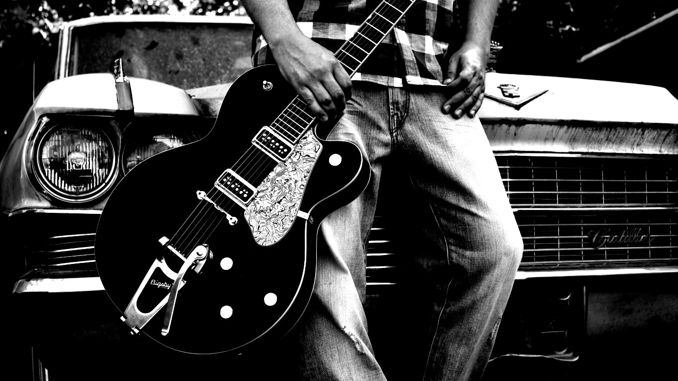 Gretsch и Cadillac обои