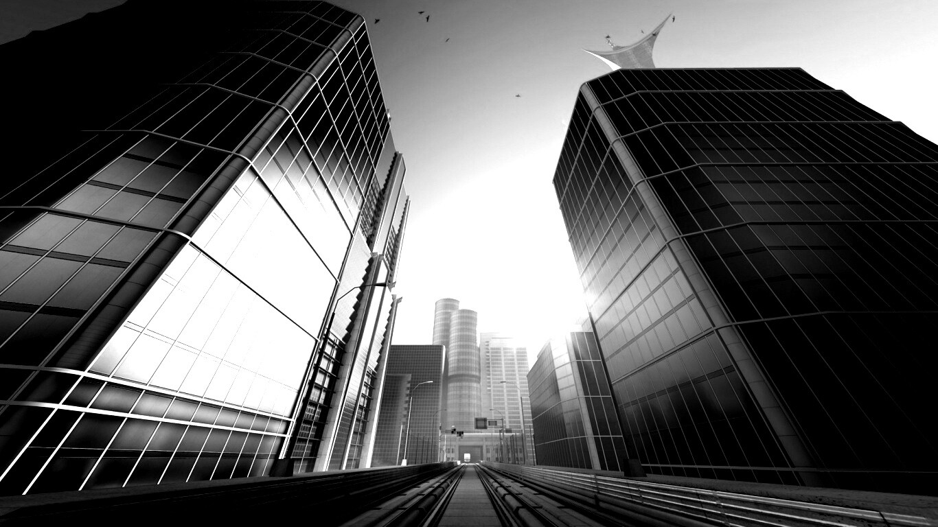 Улица из Mirrors Edge обои