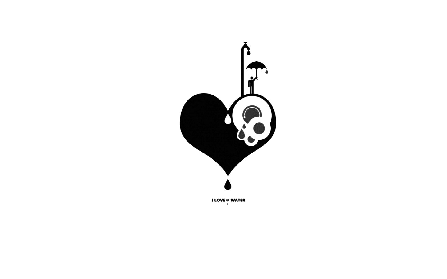 I love water обои