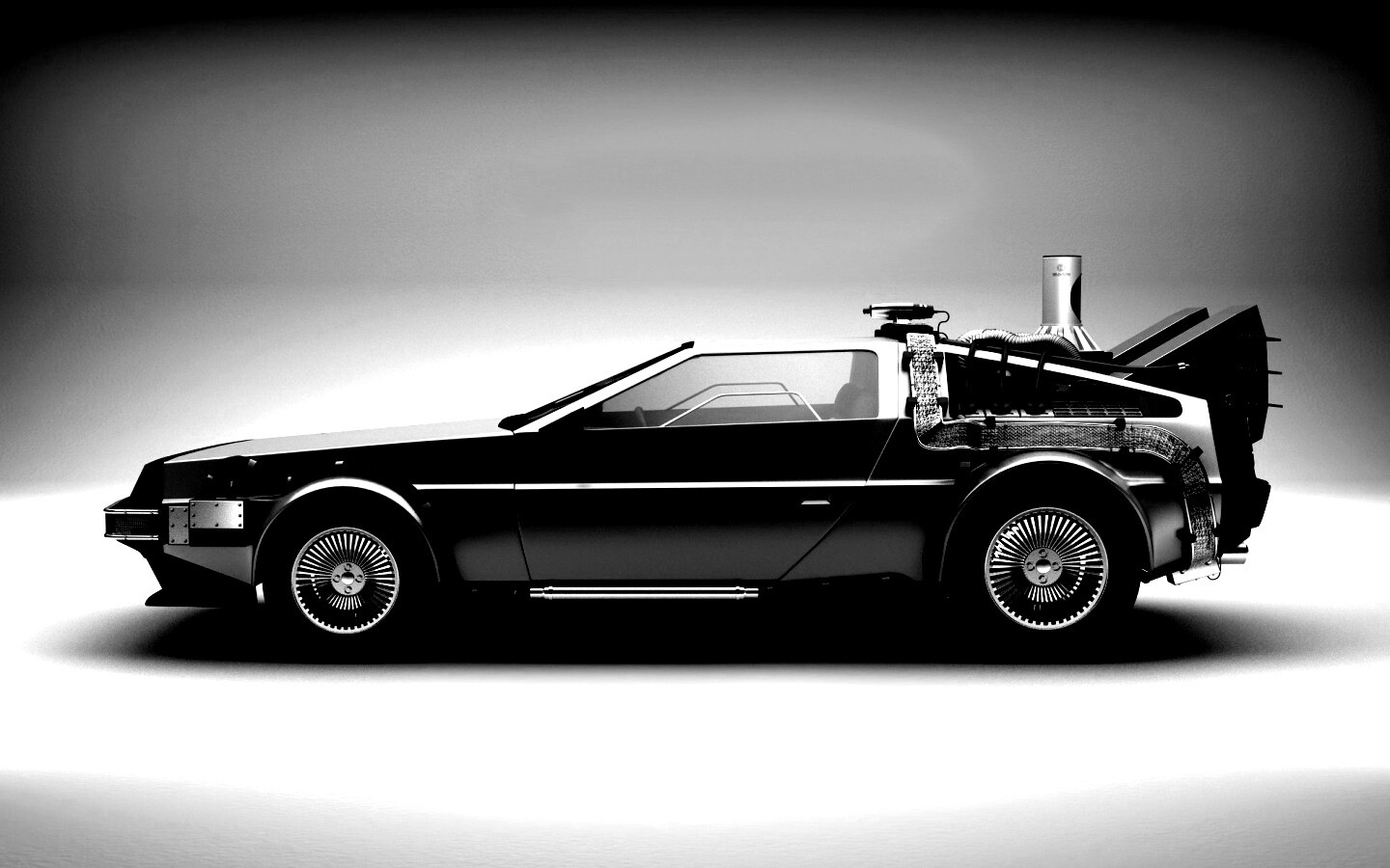 DeLorean машина времени обои