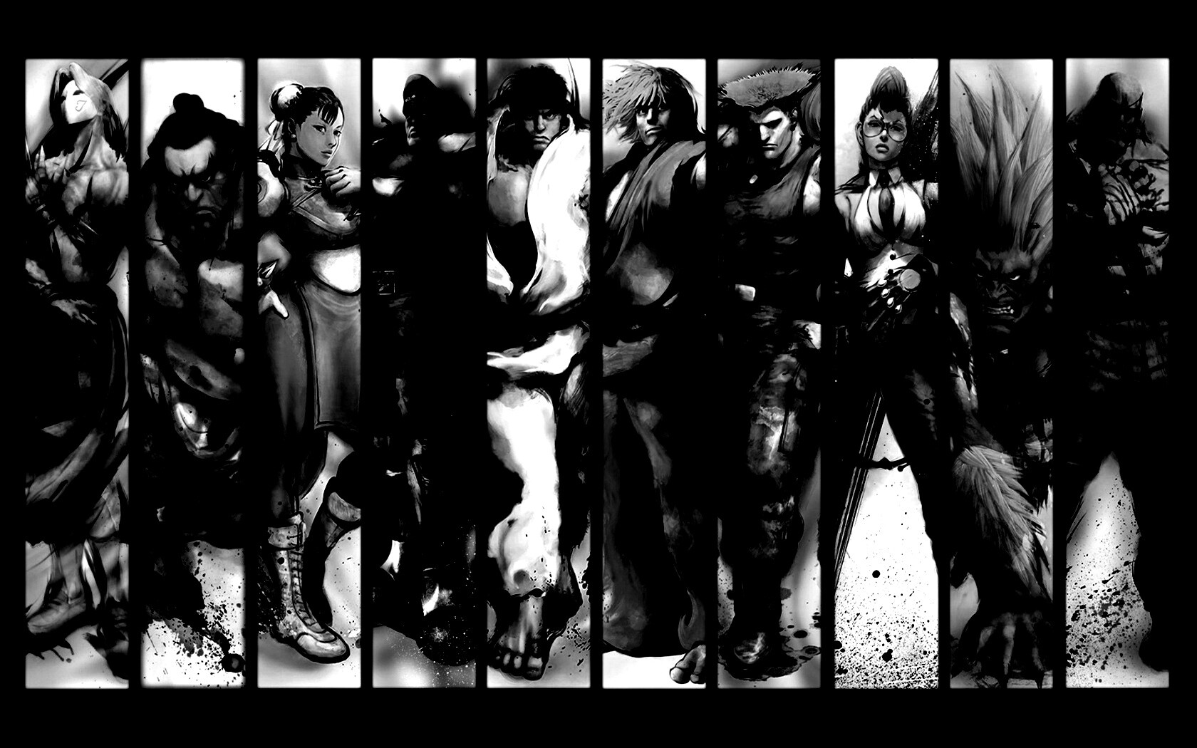 Герои игры Street FIghter обои