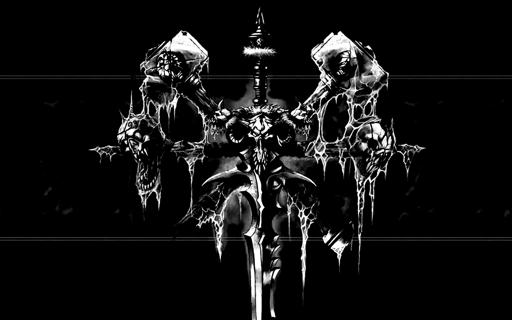 Логотип WarCraft Frothen Throne обои