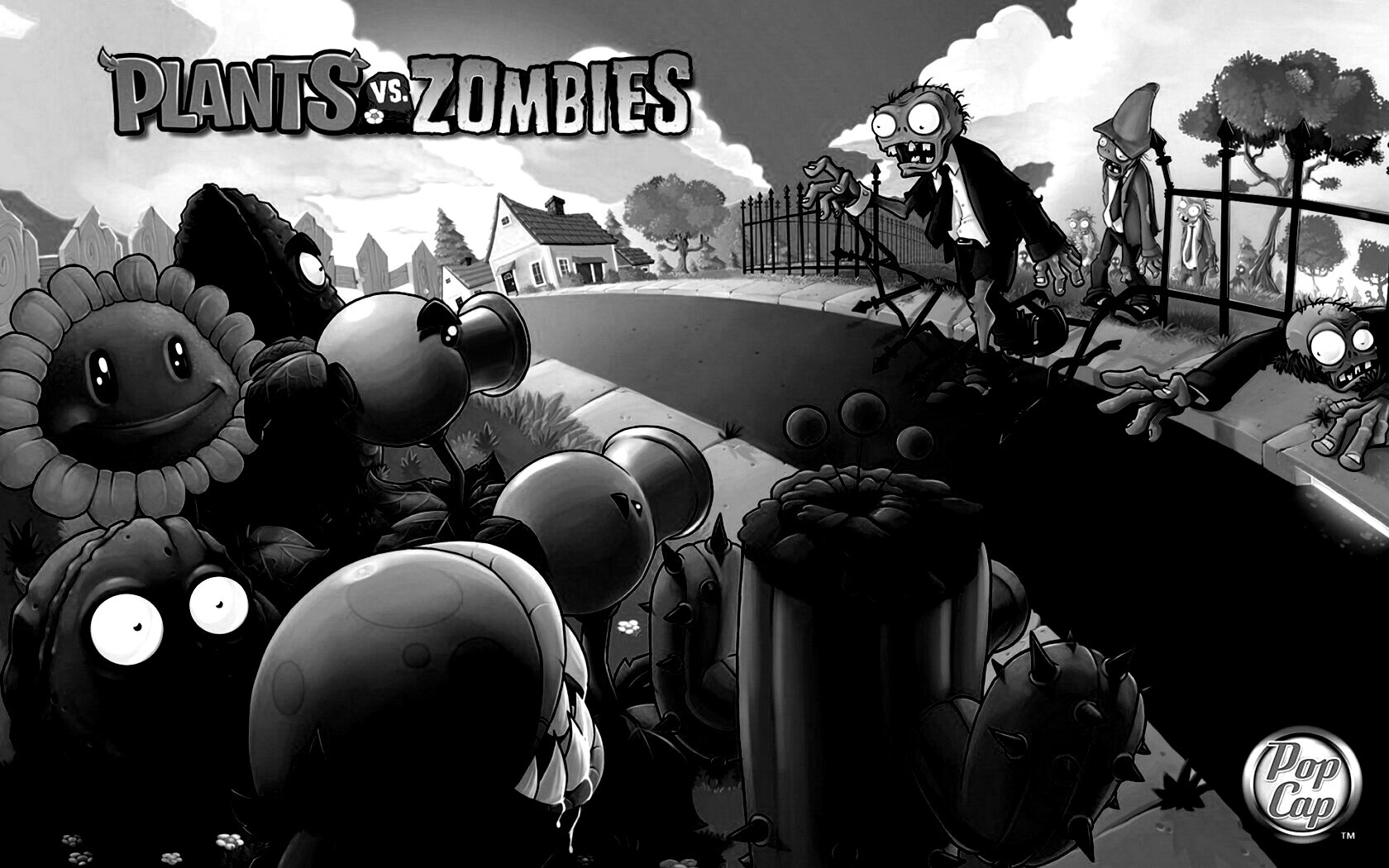 Plants vs zombies обои