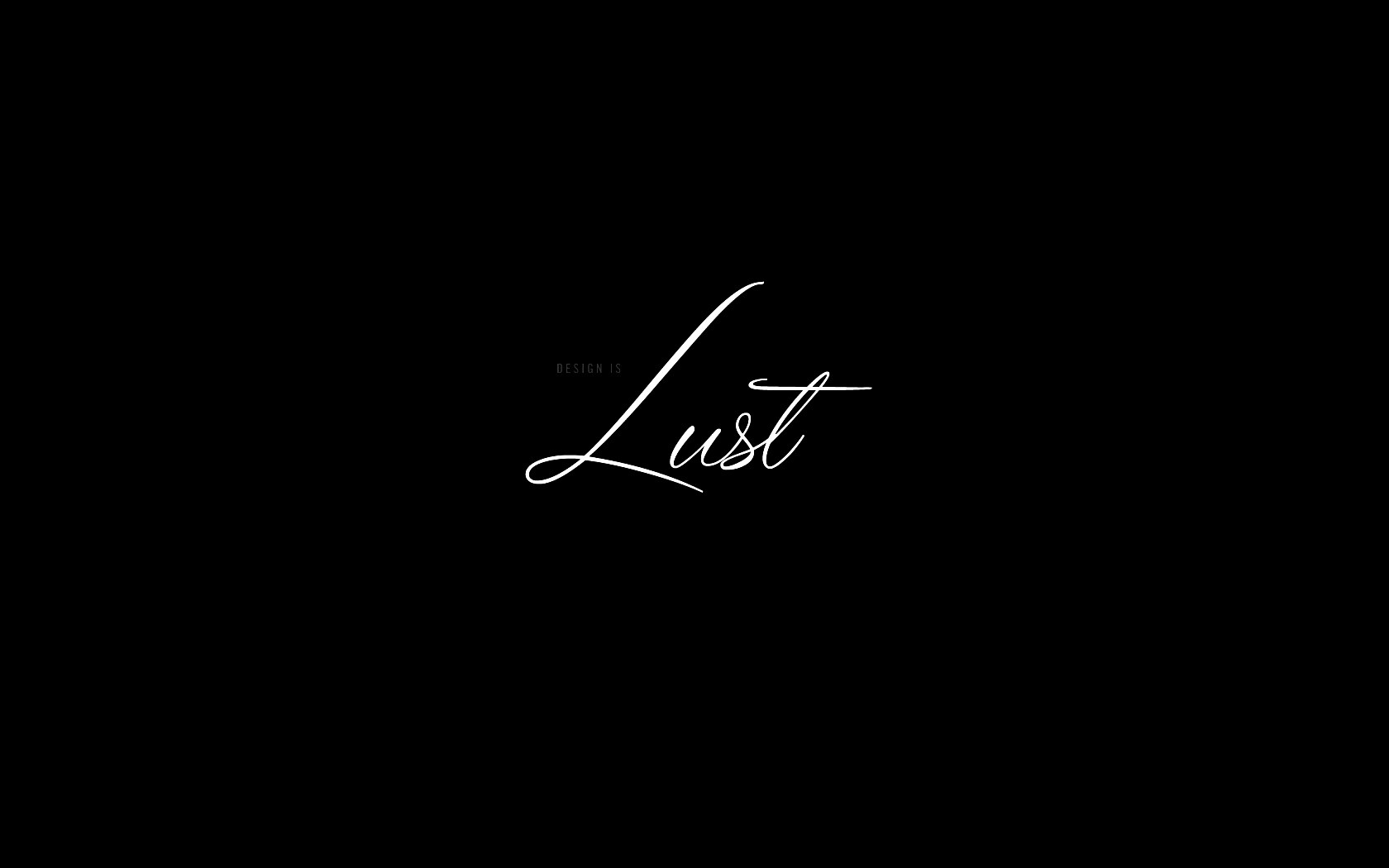 Design is lust обои