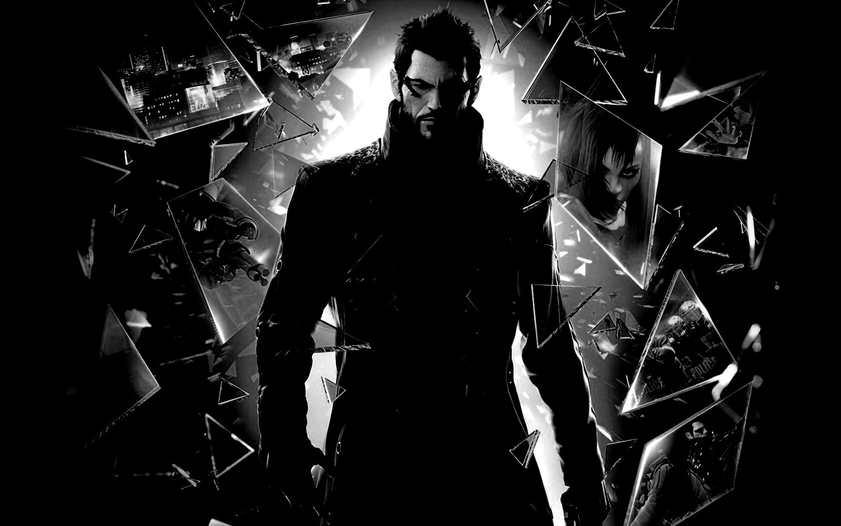Адам Дженсен из Deus Ex : Human Revolution обои. 