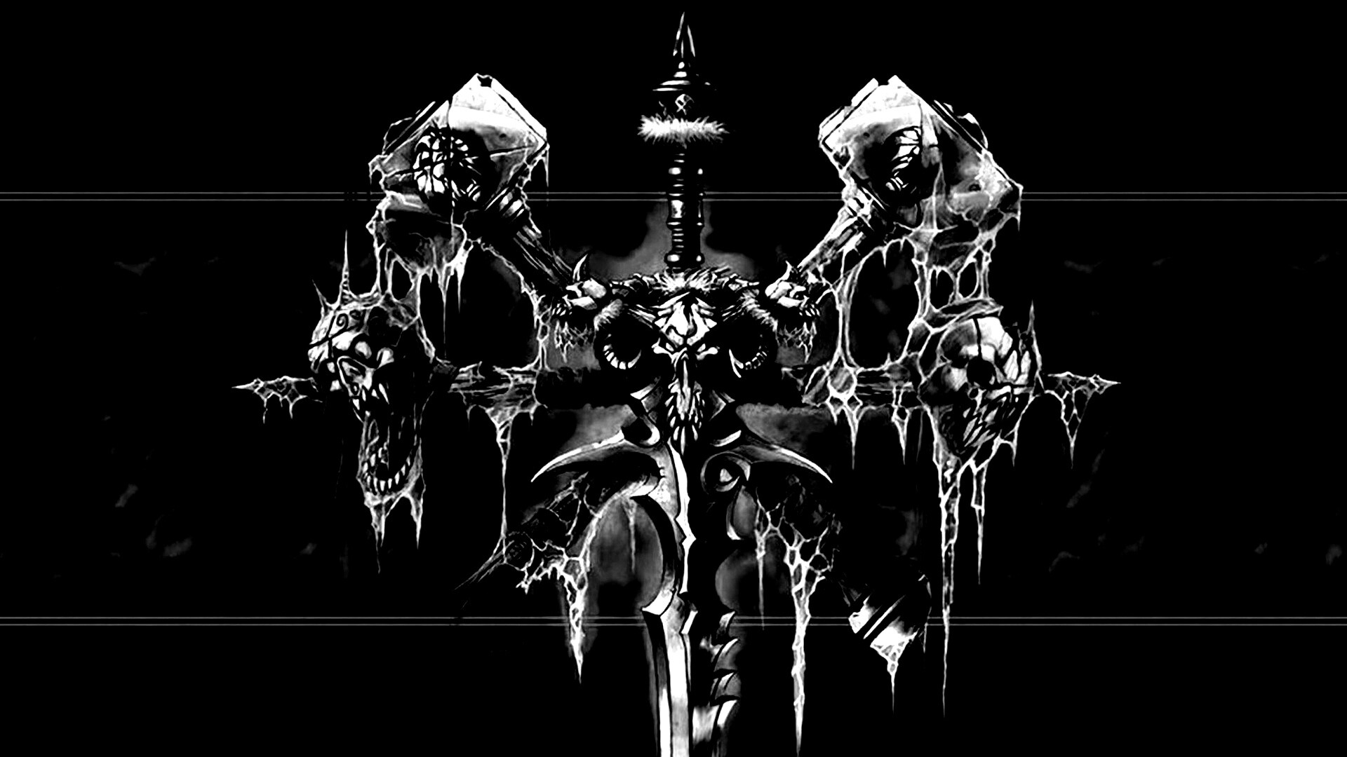 Логотип WarCraft Frothen Throne обои