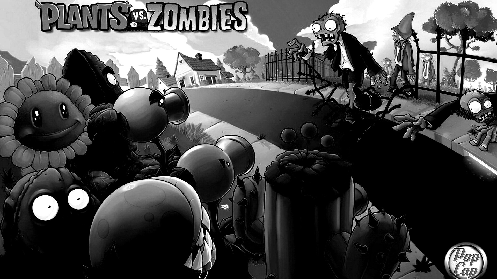 Plants vs zombies обои