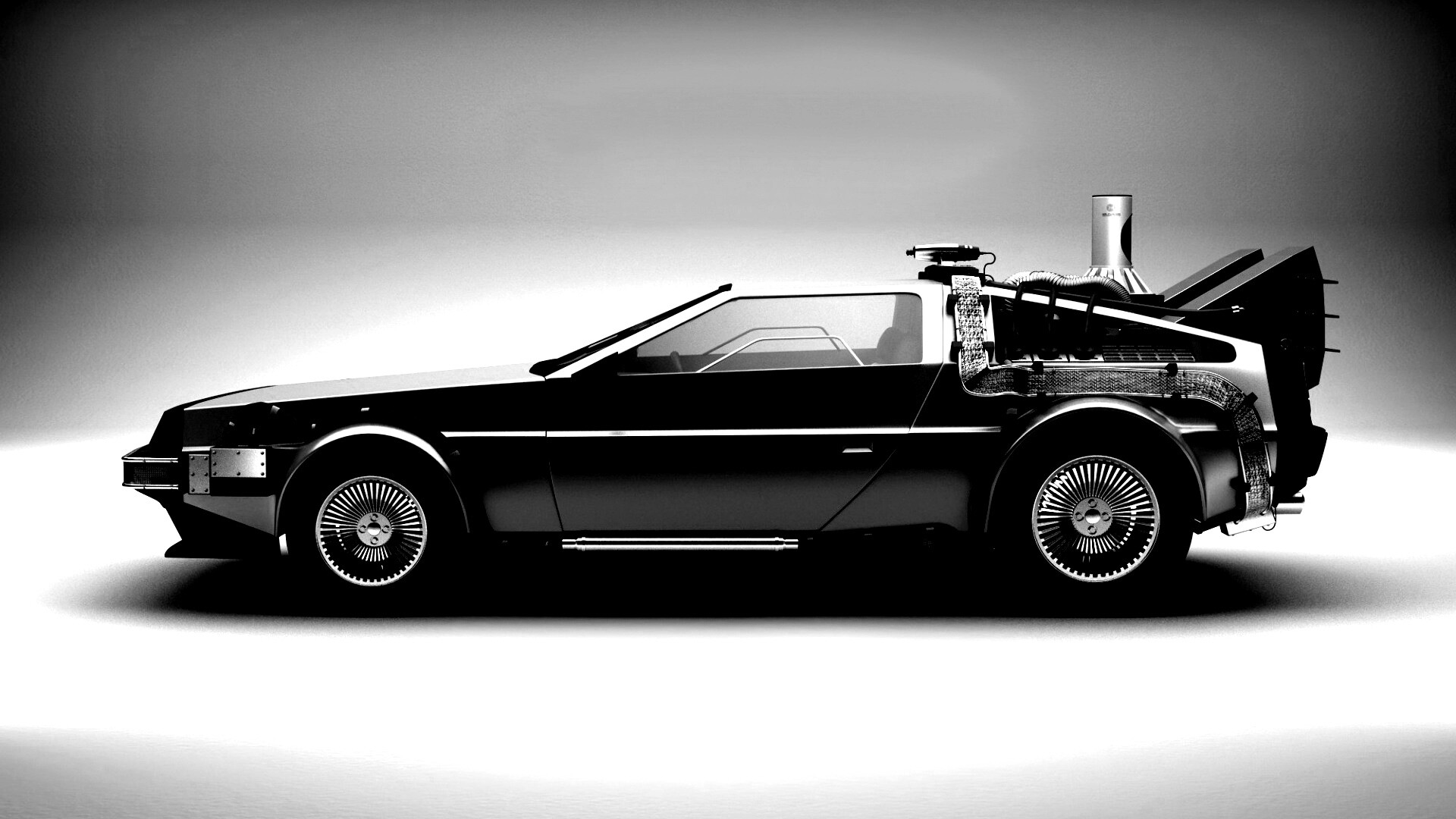 DeLorean машина времени обои