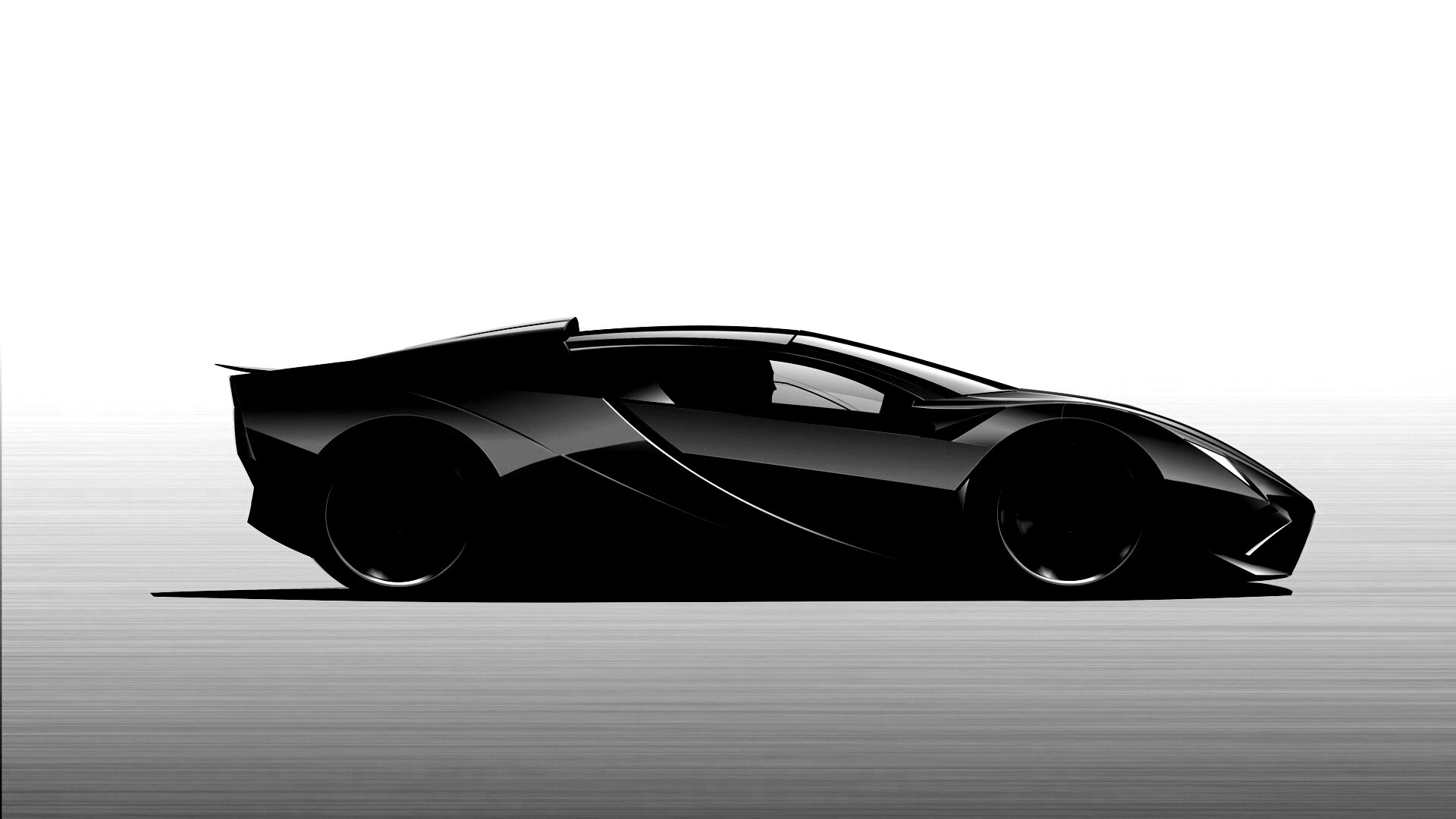 Скетч lamborghini  обои