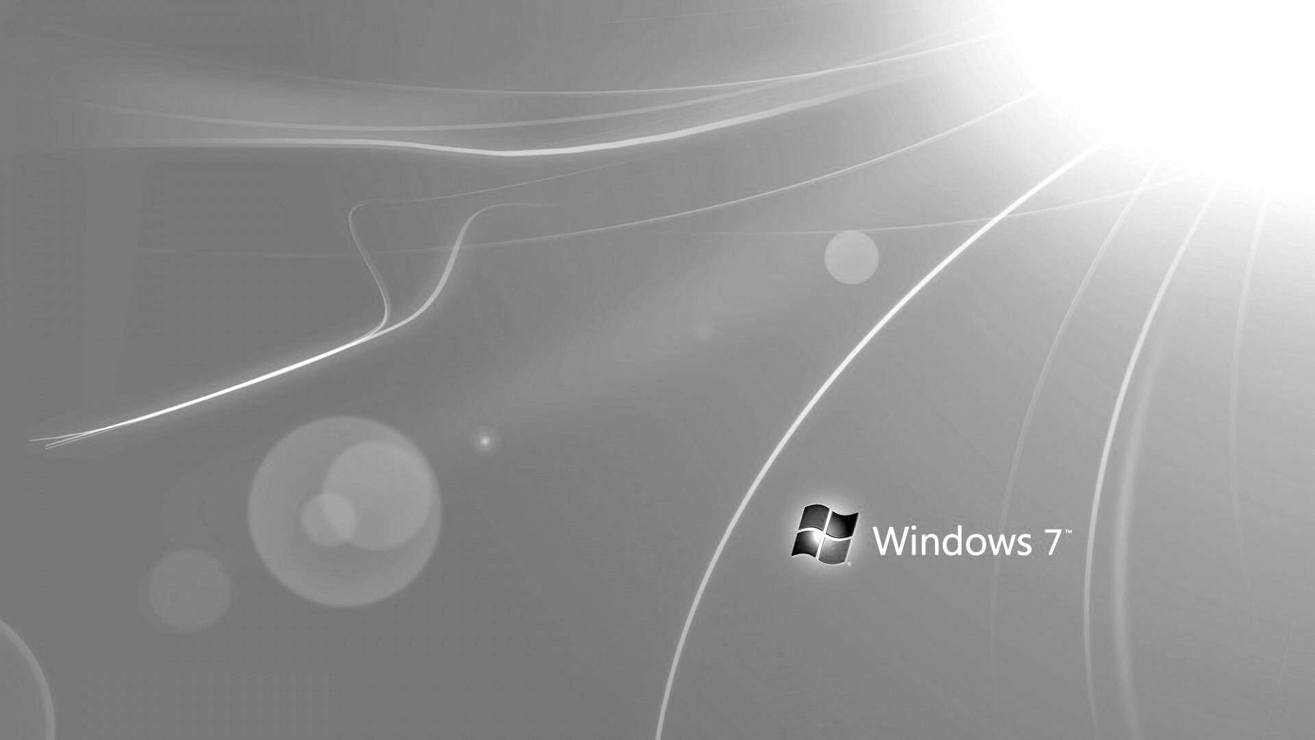 Голубые обои Windows 7 обои