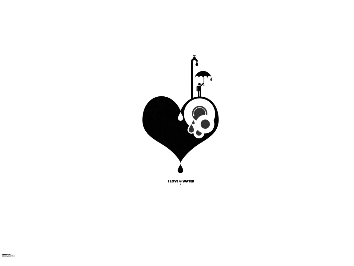 I love water обои