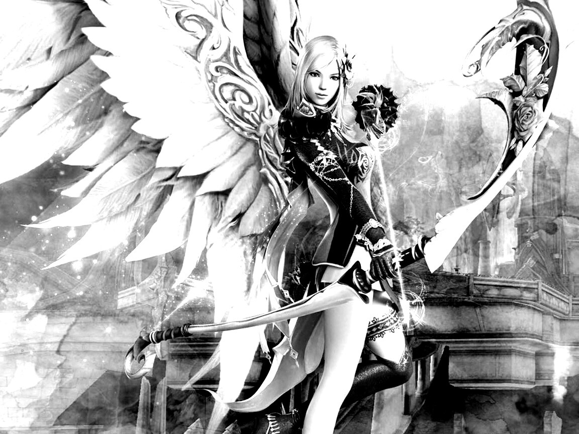 Эльфийка лучница из Aion обои