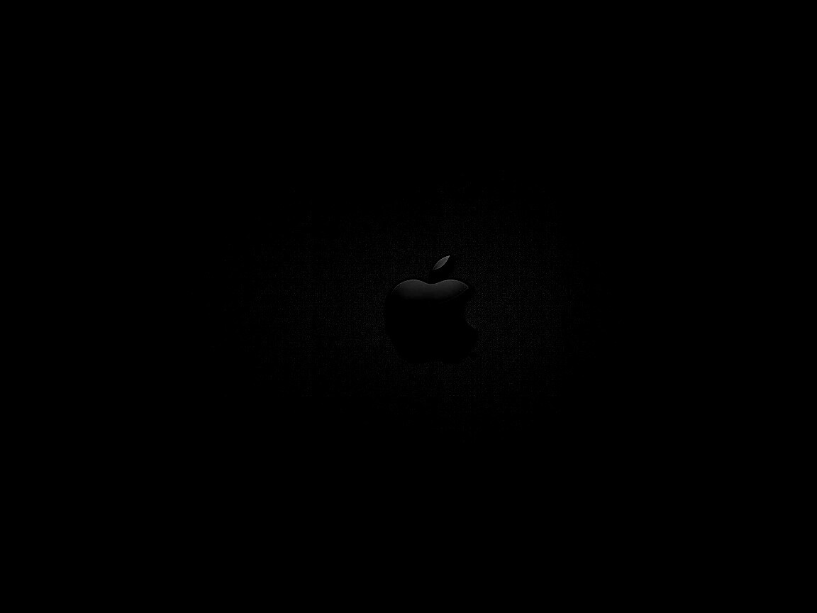Логотип apple в стекле обои