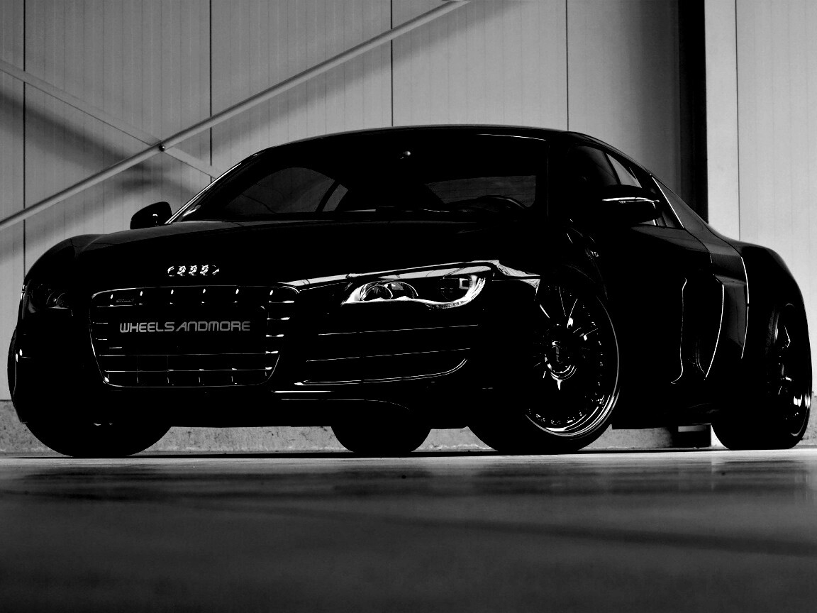 Audi черного цвета обои