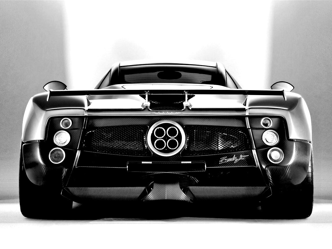 Pagani Zonda сзади обои