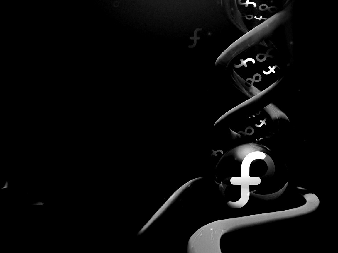 OS Fedora обои