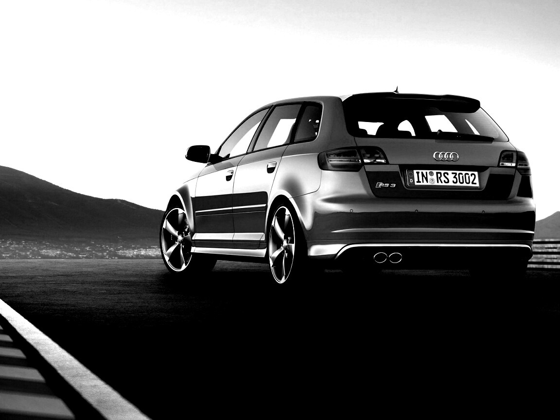 Audi модели RS3 сзади обои