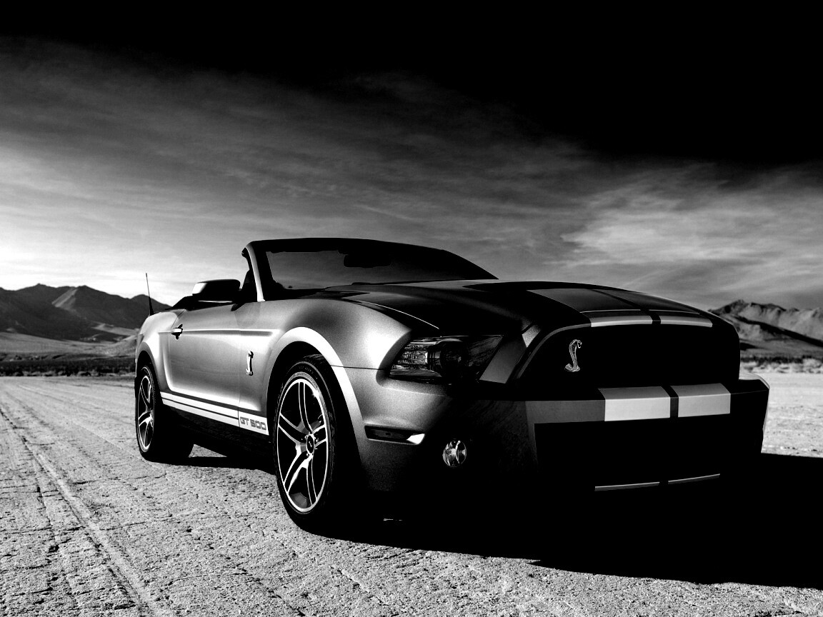 Ford Mustang на фоне гор обои