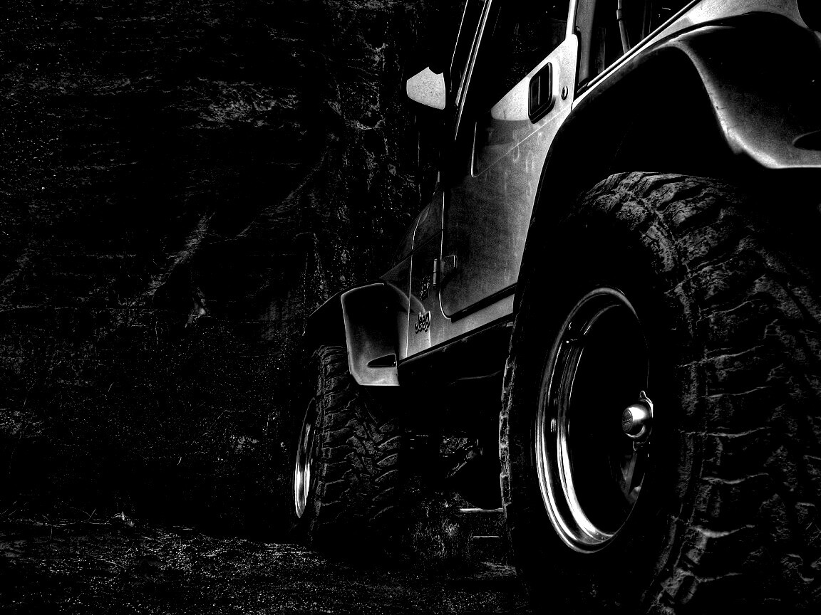 Jeep на бездорожье обои
