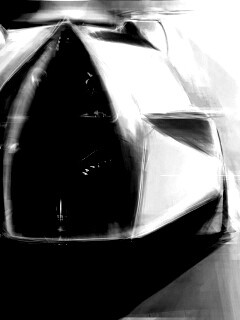 Зарисовка Maserati Birdcage обои