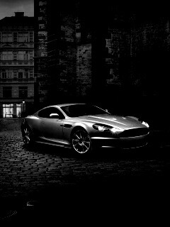 Серебристый Aston Martin обои
