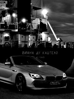 BMW 6 в порту обои