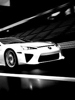 Lexus LFA на тарссу обои