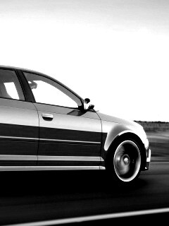 Фотосессия Audi RS3 во время движения обои