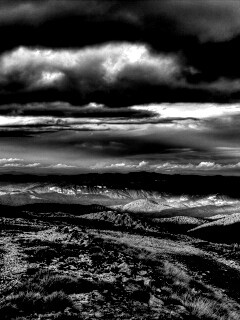 Горы в HDR обои