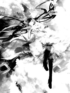 Hatsune Miku в небе обои