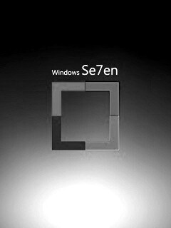 Квадратное лого Windows Seven обои