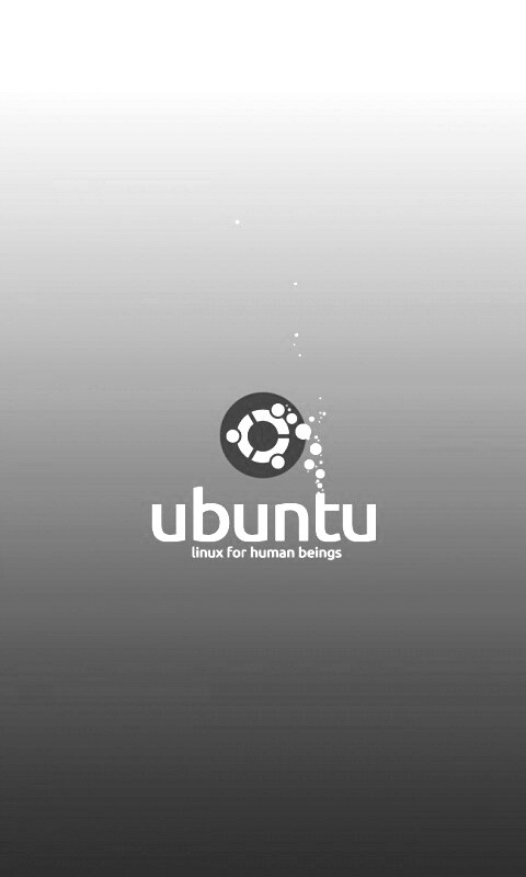 Логотип Ubuntu обои