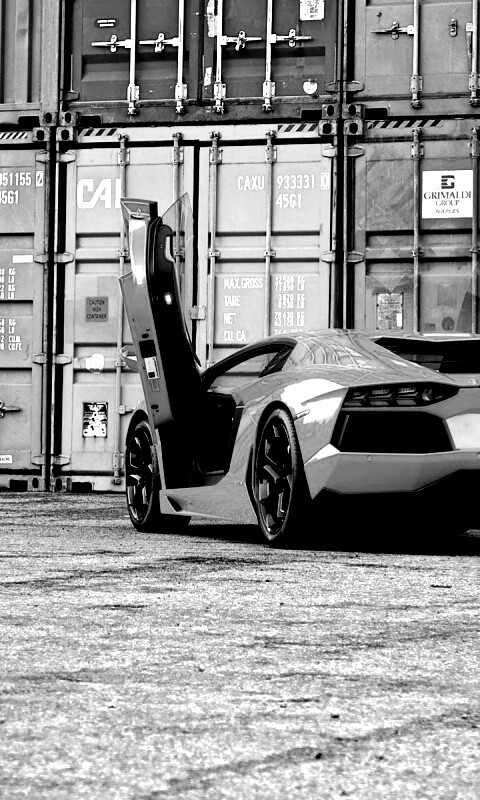 Оранжевый Авентадор обои