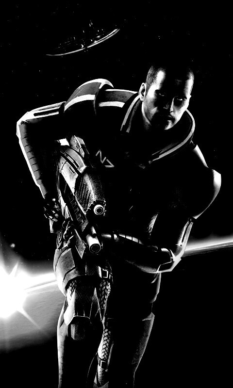 Шепард из вселенной Mass Effect обои