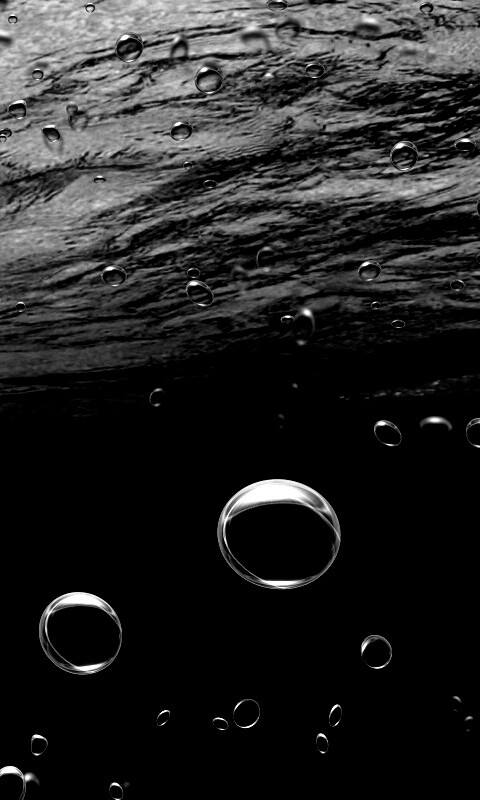 Пузыри под водой обои