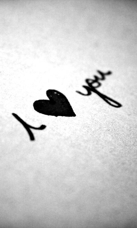 I love you обои