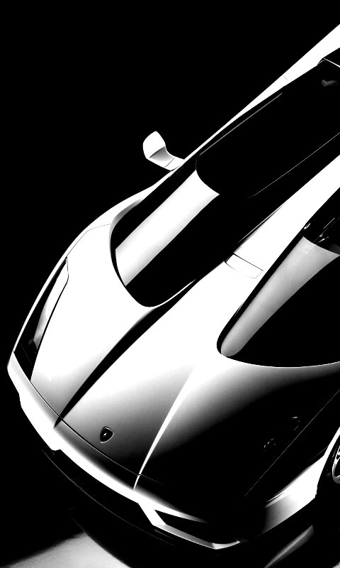 Светло-серый Lamborghini обои