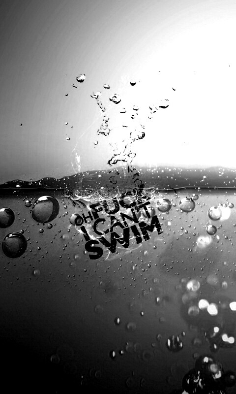 Oh fuck i cant swim обои