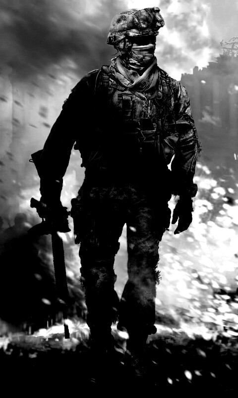 Солдат из modern warfare 2 обои