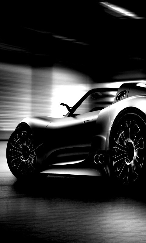 Porsche 918 Spider вид сзади обои
